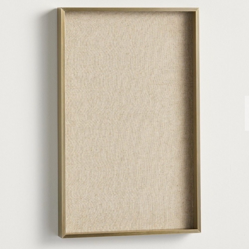 Gold Frame Neutral Canvas Art